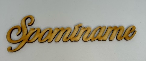 Spomíname 16cm - nápis
